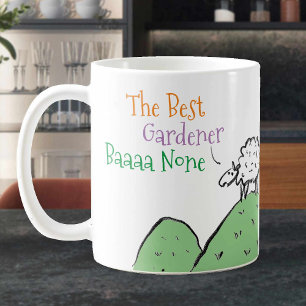 Taza De Café Diseño de ovejas para un jardinero de café