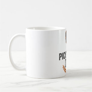 Taza De Café Diseño de paleta de Pickleball Papá Vintage Deteri