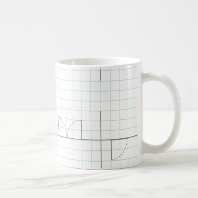 Taza De Café Diseño de papel gráfico (Derecha)