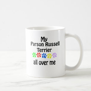 Taza De Café Diseño de Parson Russell Terrier Walks