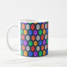 TAZA DE CAFÉ DISEÑO DE PATRÓN DE GEMSTONES