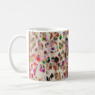 Taza De Café diseño de patrones abstracto moderno con efecto co