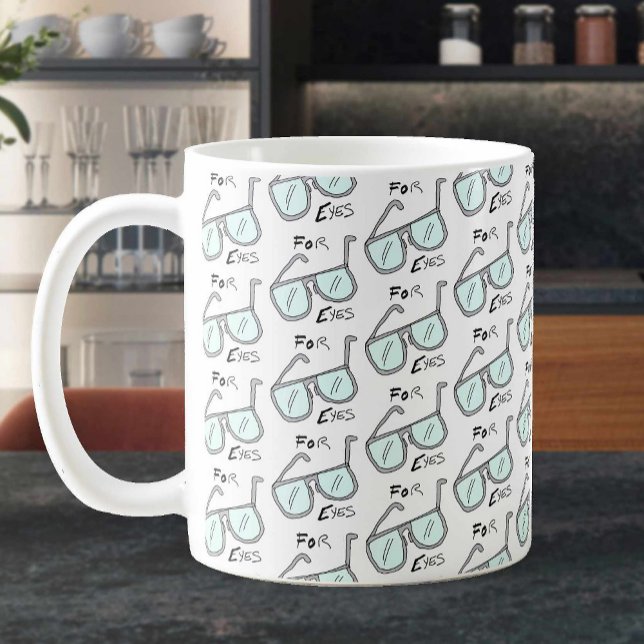 Taza De Café Diseño de patrones de espectáculos. Opticiano (Subido por el creador)