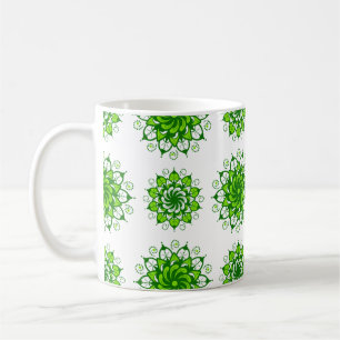 Taza De Café diseño de patrones de mandala