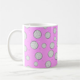 Taza De Café Diseño de patrones de voleibol