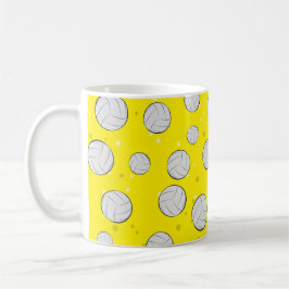Taza De Café Diseño de patrones de voleibol