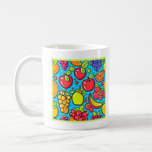 Taza De Café Diseño de patrones fructíferos
