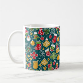 Taza De Café Diseño de patrones muy Navidades