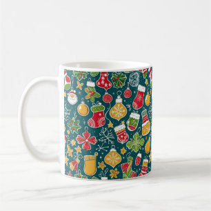 Taza De Café Diseño de patrones muy Navidades