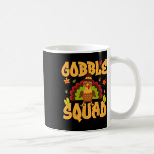 Taza De Café Diseño de pavo Gobble Squad - Gobble Squad 
