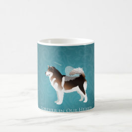 Taza De Café Diseño de pérdida de Mascota en Malamute