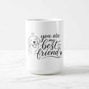 Taza De Café Diseño de Perro Mejor Amigo