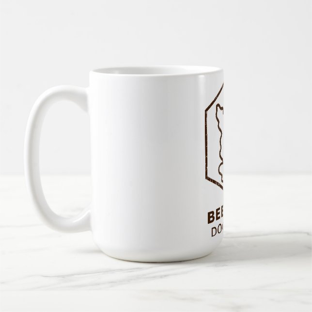 Taza De Café Diseño de perros y abejas (Izquierda)