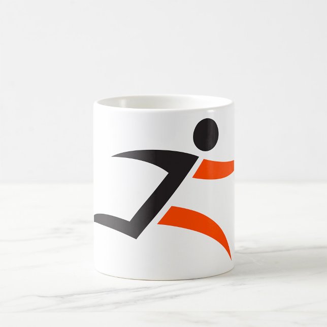 Taza De Café Diseño de persona en ejecución (Subido por el creador)