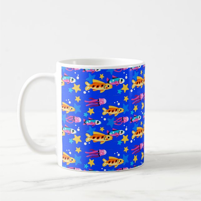 Taza De Café diseño de pescado (Izquierda)