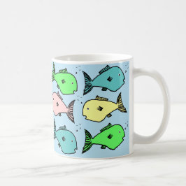 Taza De Café Diseño de pescado tropical tazón de café
