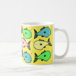 Taza De Café Diseño de pescado tropical tazón de café