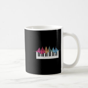 Taza De Café Diseño de piano divertido para hombres mujeres niñ