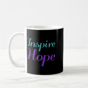 Taza De Café Diseño de Prevención de Conciencia de Esperanza