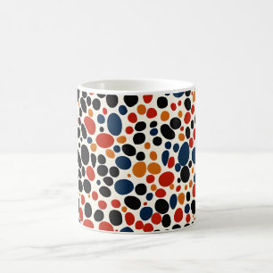 Taza De Café Diseño de puntos coloridos
