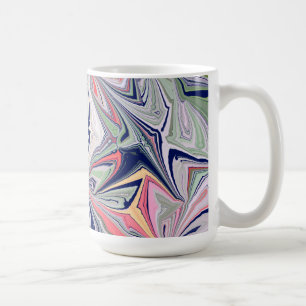 Taza De Café Diseño de resumen de mármol
