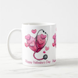 Taza De Café Diseño de San Valentín para Corazones Sanadores