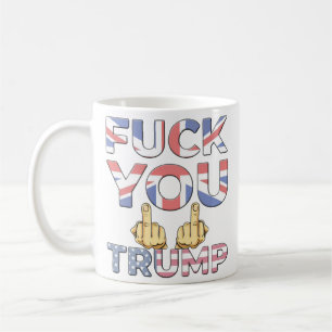 Taza De Café Diseño de sátira política anti Trump divertida   P