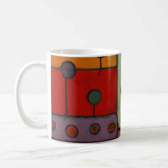 Taza De Café Diseño de sintonía modular de armonía digital (Izquierda)