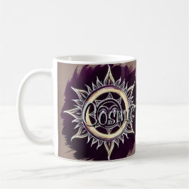 Taza De Café Diseño de Sol y Luna de Armonía Cósmica