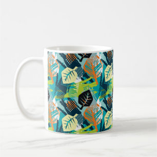 Taza De Café Diseño de superficie abstracto de grano bruto sin