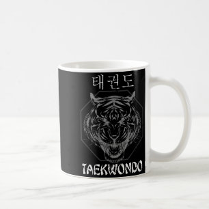 Taza De Café Diseño de Taekwondo de Tigre
