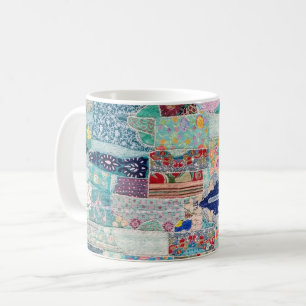 Taza De Café Diseño de Tapices de Cuchillo Azul y Acua