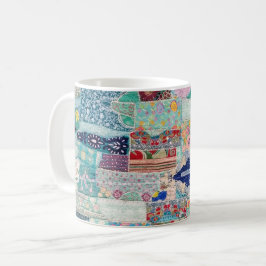 Taza De Café Diseño de tapices de la Cuenca Azul y Aqua