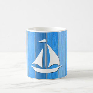 Taza De Café Diseño de temática náutica