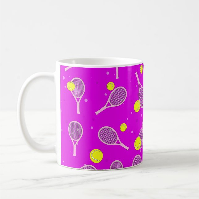 Taza De Café Diseño de tenis (Izquierda)