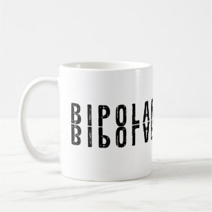 Taza De Café Diseño de texto bipolar