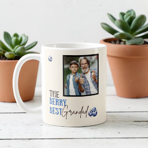 Taza De Café Diseño de texto de foto de arándanos azules del me