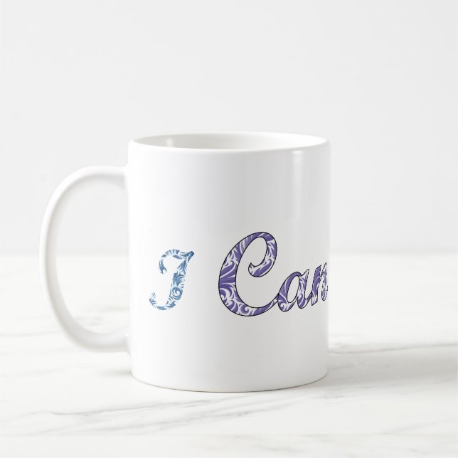 Taza De Café diseño de texto inspirador (Izquierda)