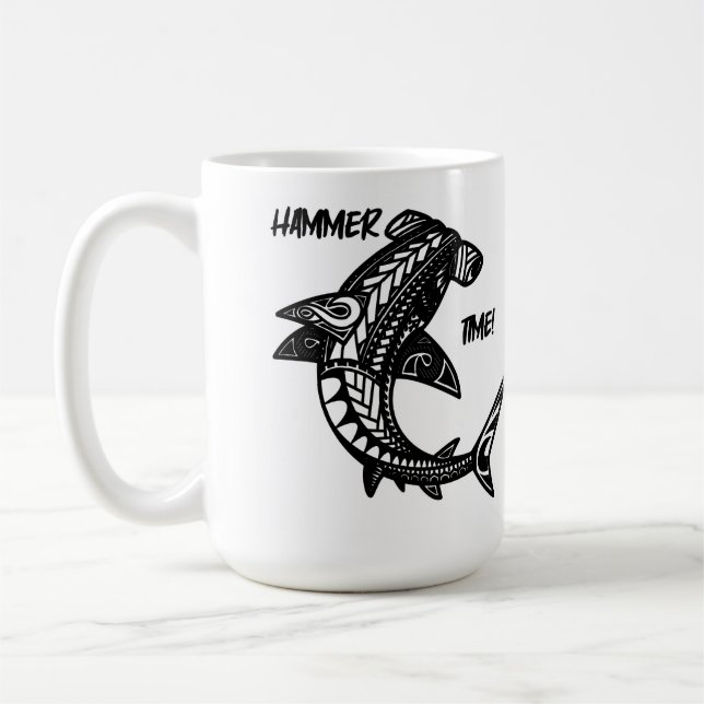 Taza De Café Diseño de tiempo de martillo (Izquierda)