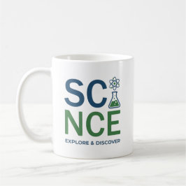 Taza De Café Diseño de tipografía para profesores de ciencias