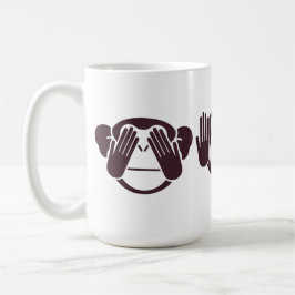 Taza De Café Diseño de tres monos sabios