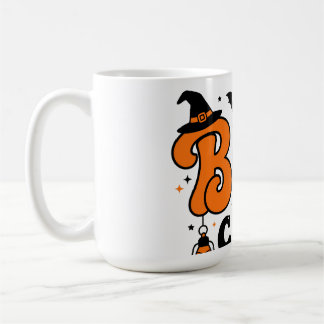 Taza De Café Diseño de tripulación Boo Retro Lindo Halloween Es