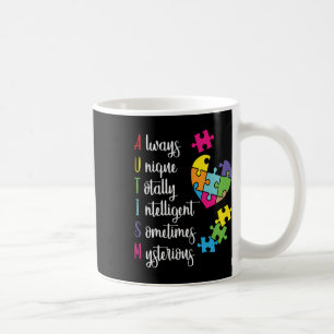Taza De Café Diseño De Un Regalo De Concienciación Sobre El Aut