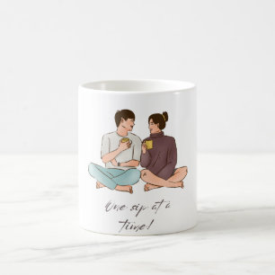 Taza De Café Diseño de un sorbo a la vez