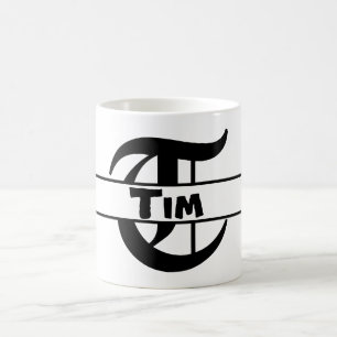 Taza De Café Diseño de una carta de regalo monogramada