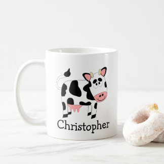 Taza De Café Diseño de vaca personalizado