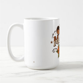 Taza De Café Diseño de vaquera girasol mamá occidental