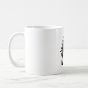 Taza De Café Diseño de vector vintage de casa embrujada diverti