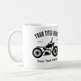 Taza De Café Diseño de velocidad y libertad en motocicleta