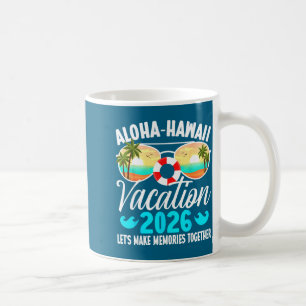 Taza De Café Diseño de viaje familiar a Aloha Hawaii